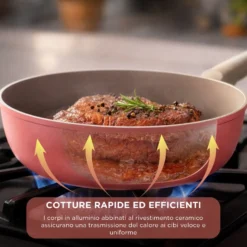 Padella 20 cm antiaderente ceramico Koral