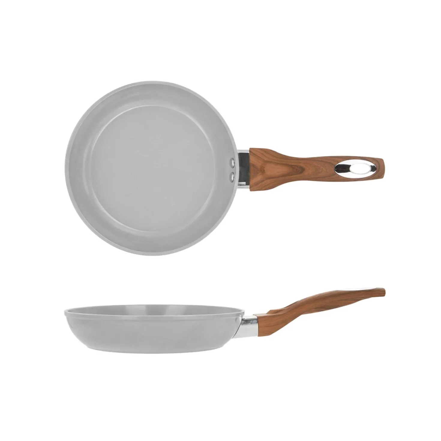 Padella 20 cm antiaderente ceramico New Ceramic grigio