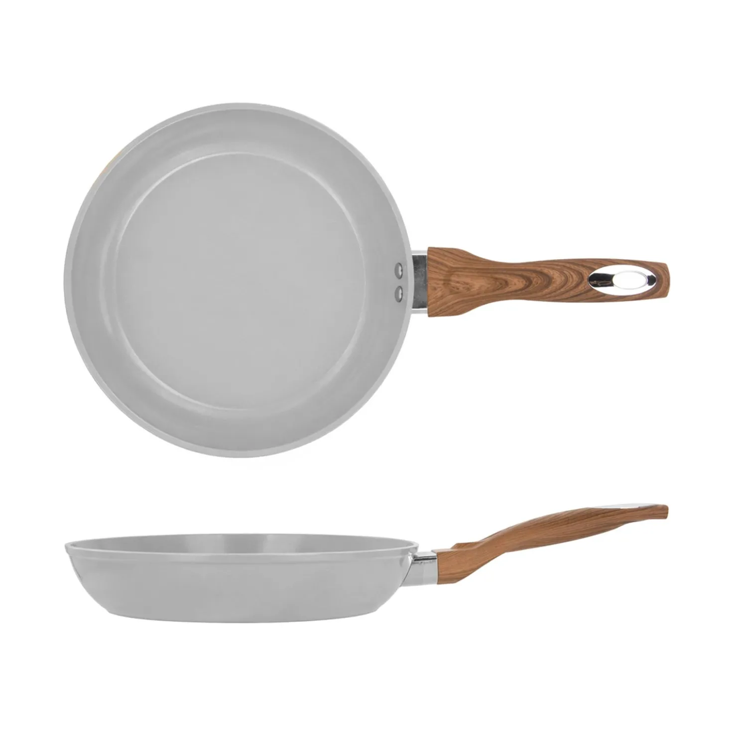 Padella 26 cm antiaderente ceramico New Ceramic grigio