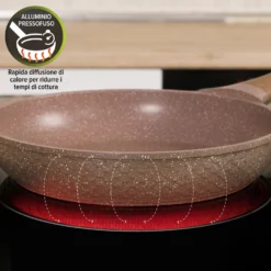 Padella 24 cm antiaderente 0 grassi