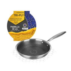Padella 22 cm a 3 strati Tri - ply
