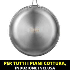 Padella 22 cm a 3 strati Tri - ply