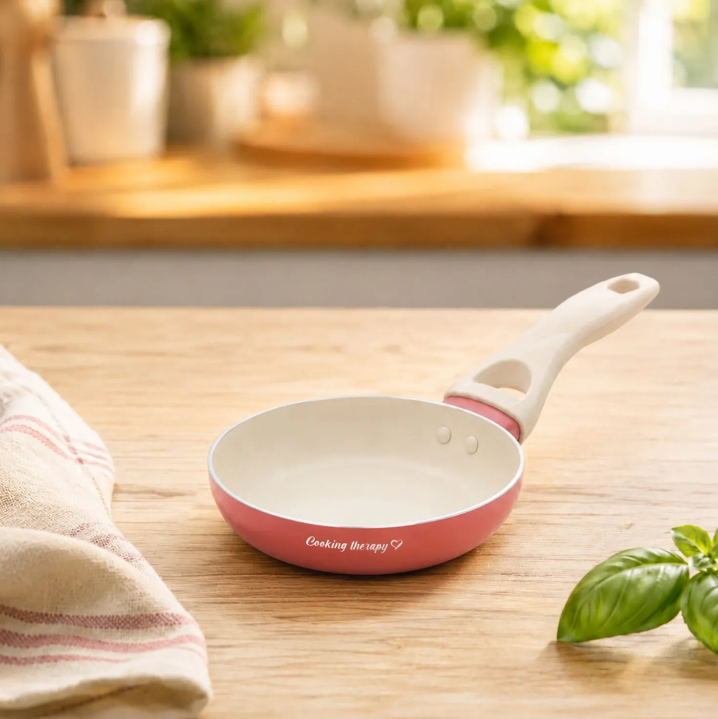 Padella 16 cm corallo Cooking Therapy