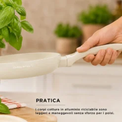 Padella 24 cm sabbia Cooking Therapy