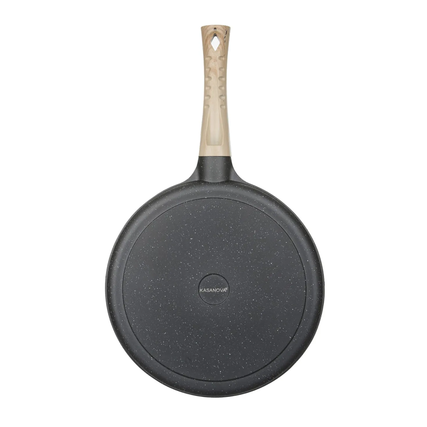 Padella crepes 28 cm con spatola Crepes Magie grigia