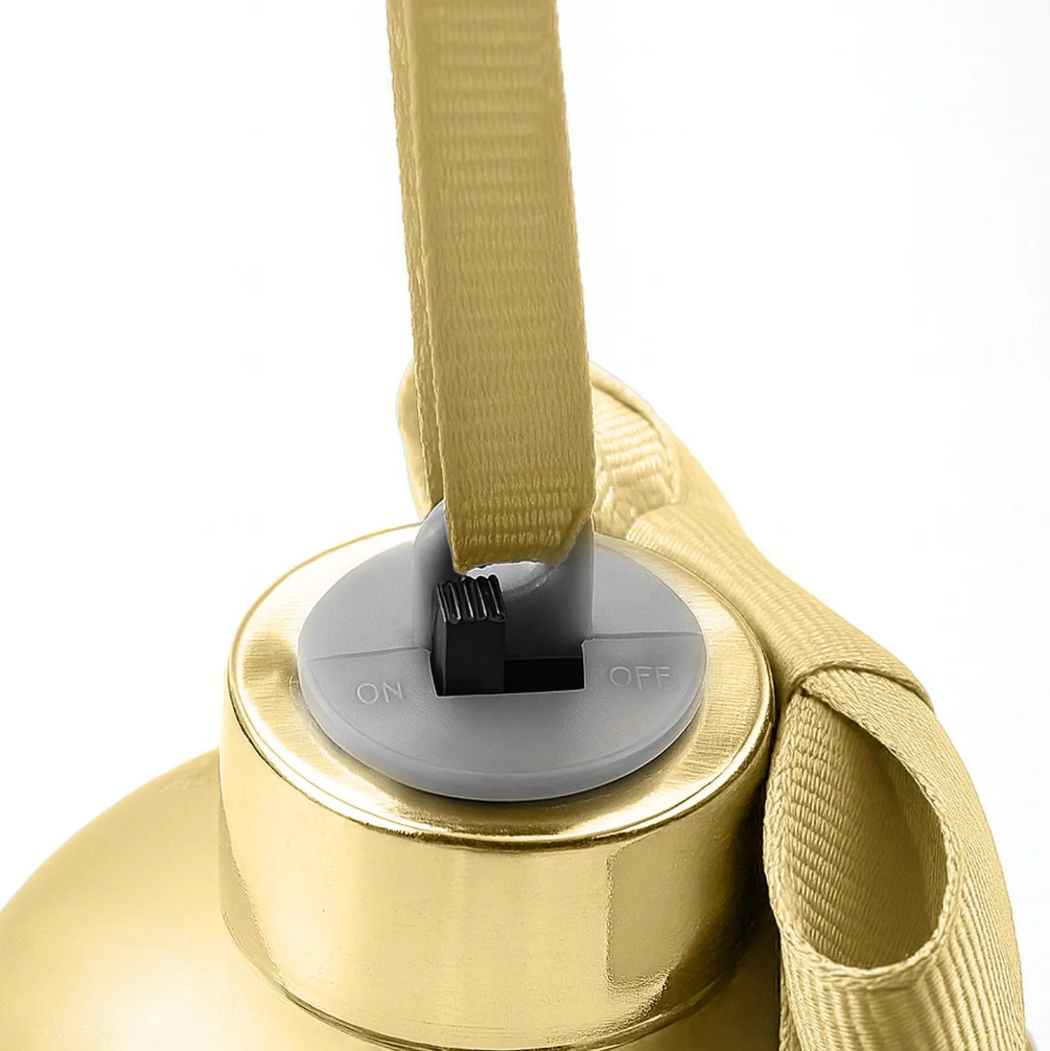 Pallina di Natale led Merry Christmas oro