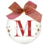 Pallina natale con nome Maurizio 10cm