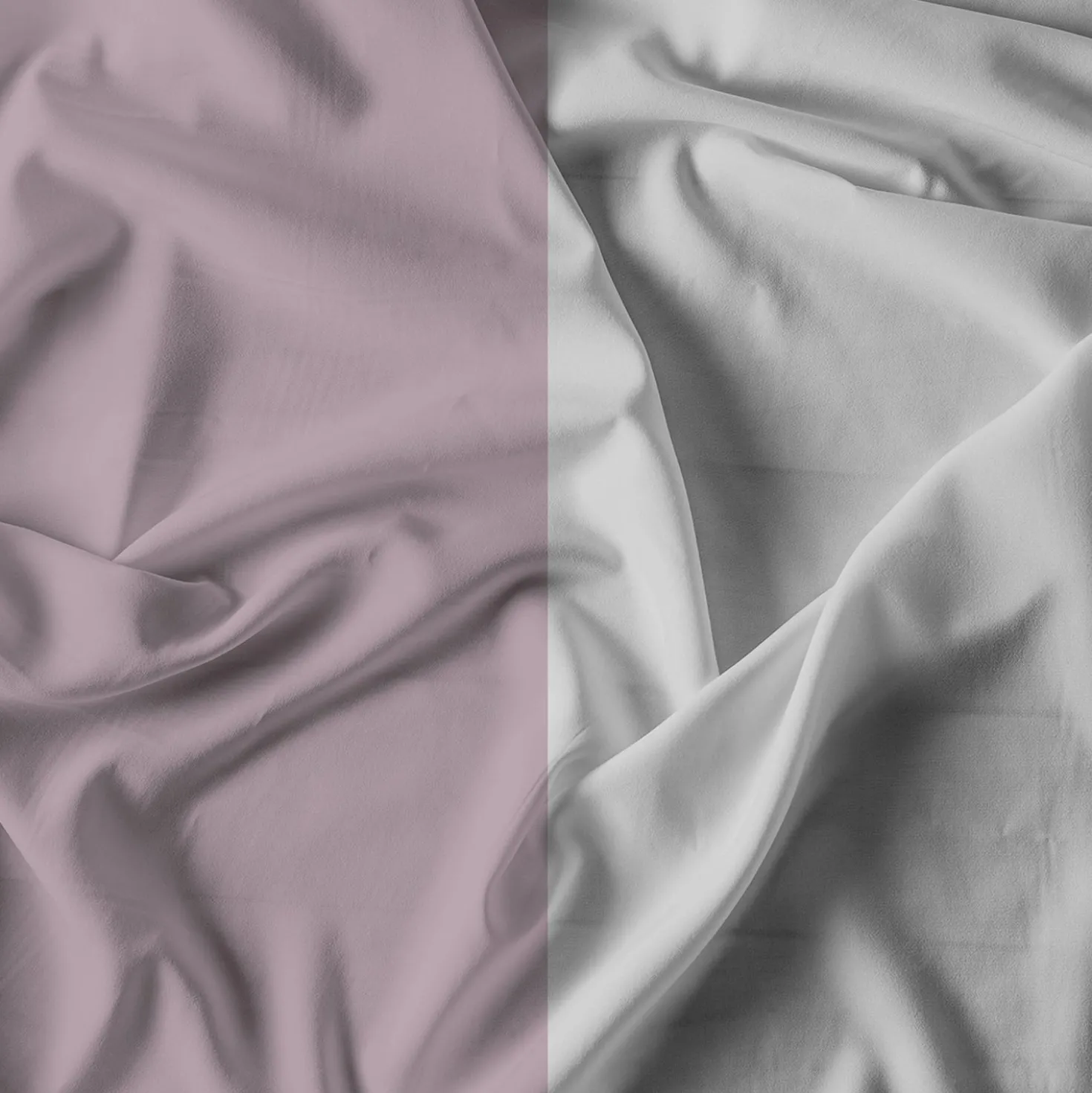 Parure copripiumino Color matrimoniale rosa/grigio Datex