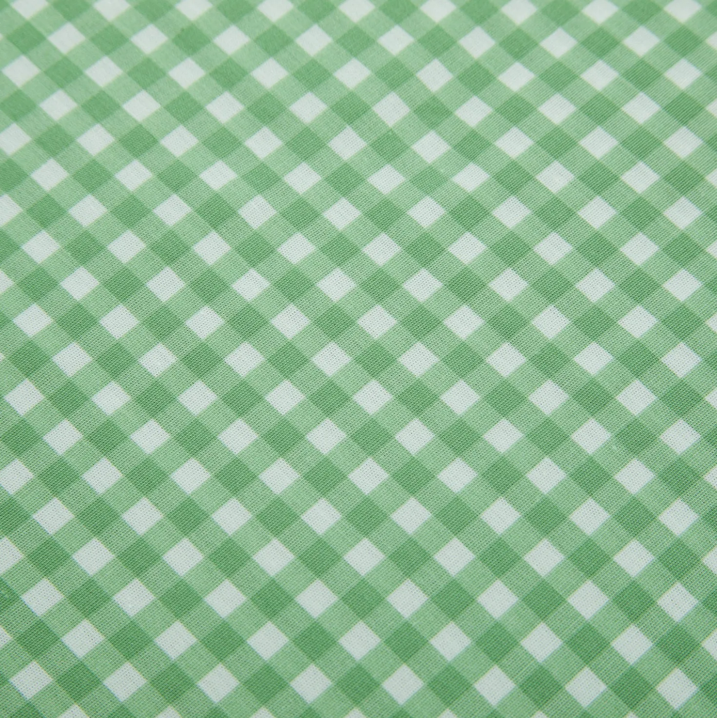 Parure letto singolo quadretti verde Young