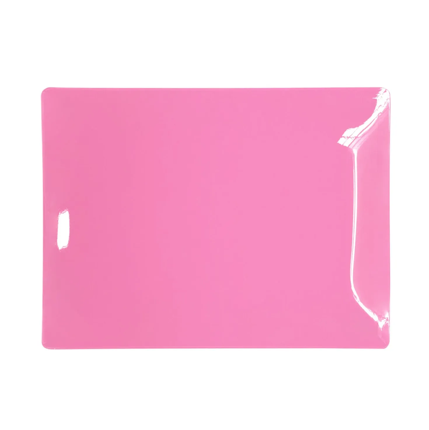 Piattino decorativo vetro 16x12 cm Taste me rosa