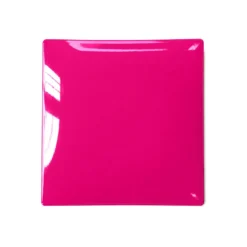 Piattino decorativo vetro 13x13 cm Habibi rosa
