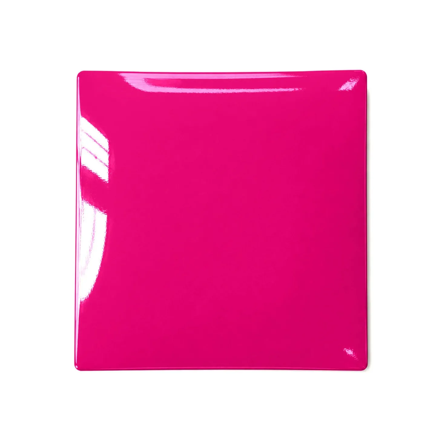 Piattino decorativo vetro 13x13 cm Habibi rosa