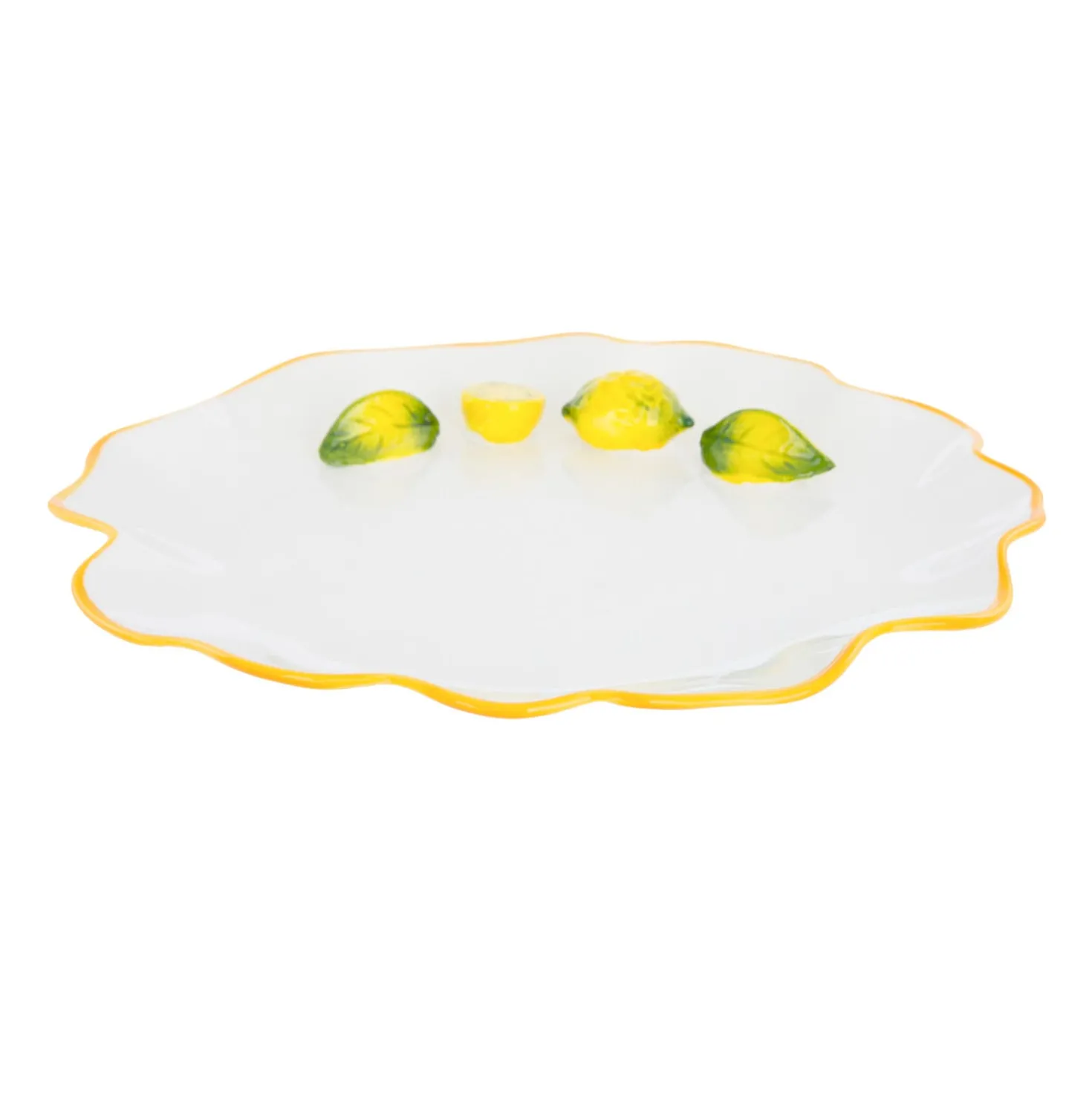 Piatto da portata 22 cm ceramica Limoni