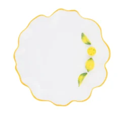 Piatto da portata 22 cm ceramica Limoni