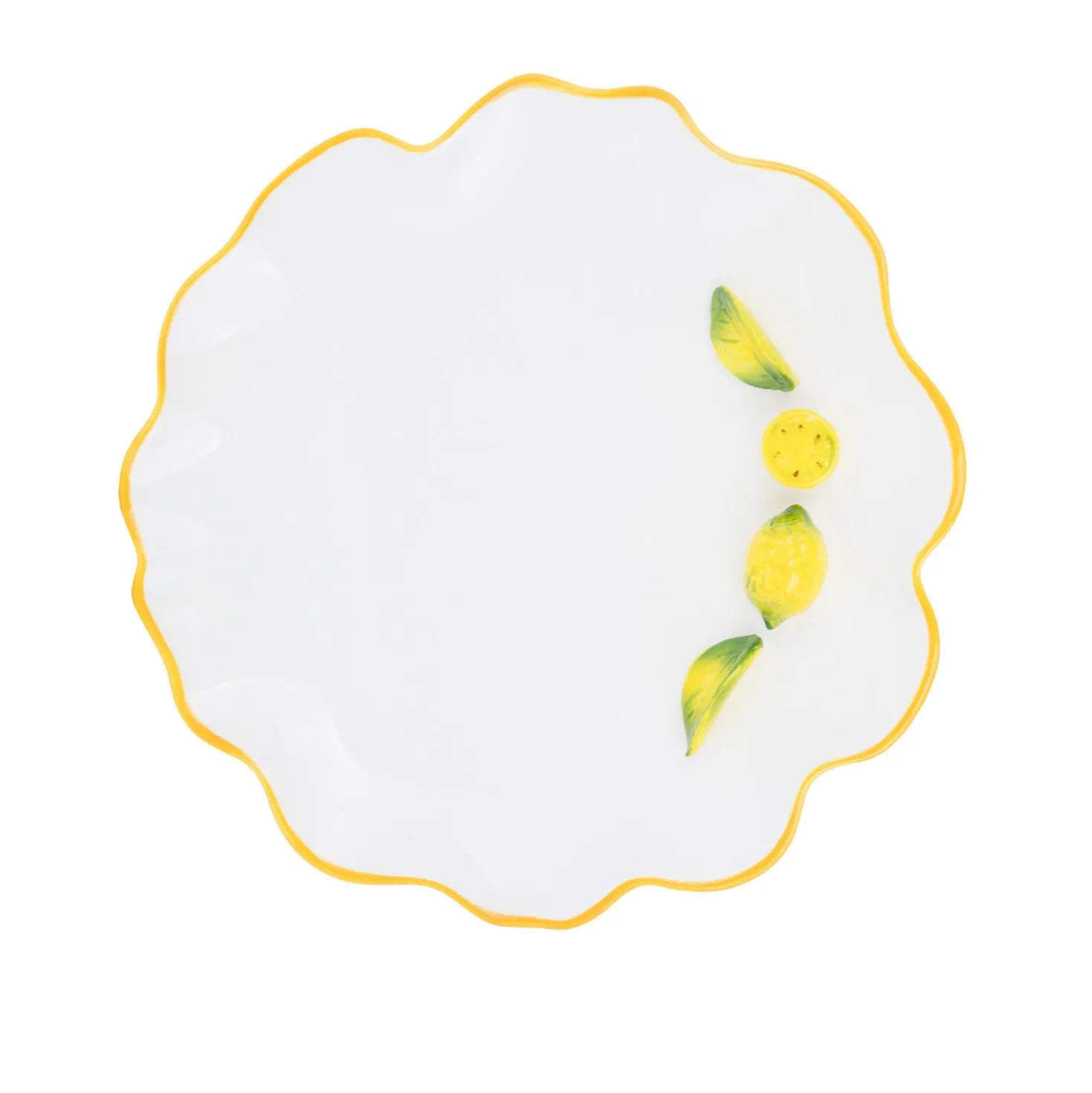 Piatto da portata 22 cm ceramica Limoni