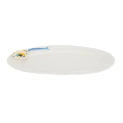 Piatto da portata 28 cm ceramica ostrica Sea