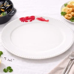 Piatto da portata 27,6 cm ceramica granchio Sea