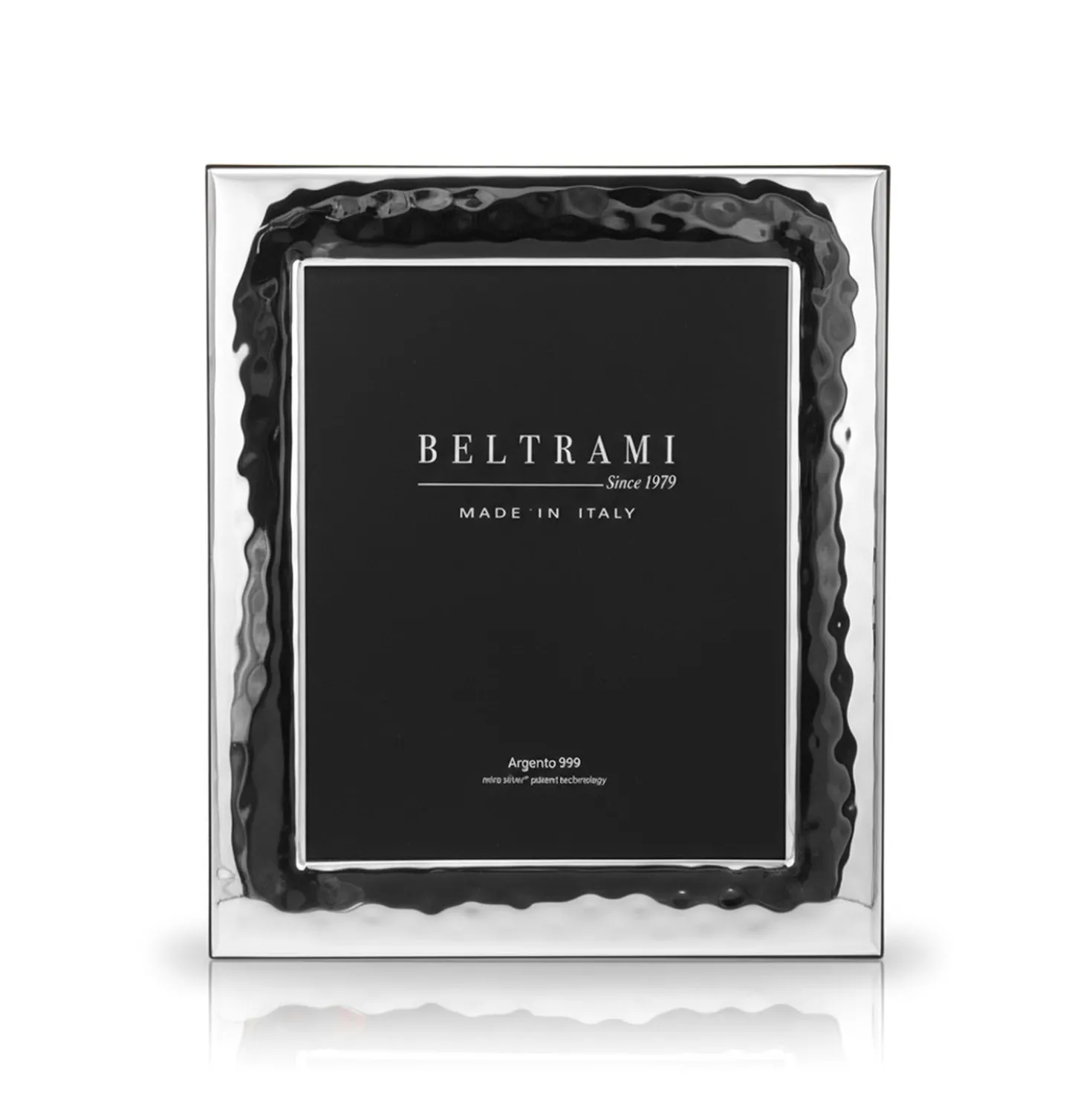 Portafoto Hammered foto 20x25 cm Beltrami con argento Miro Silver
