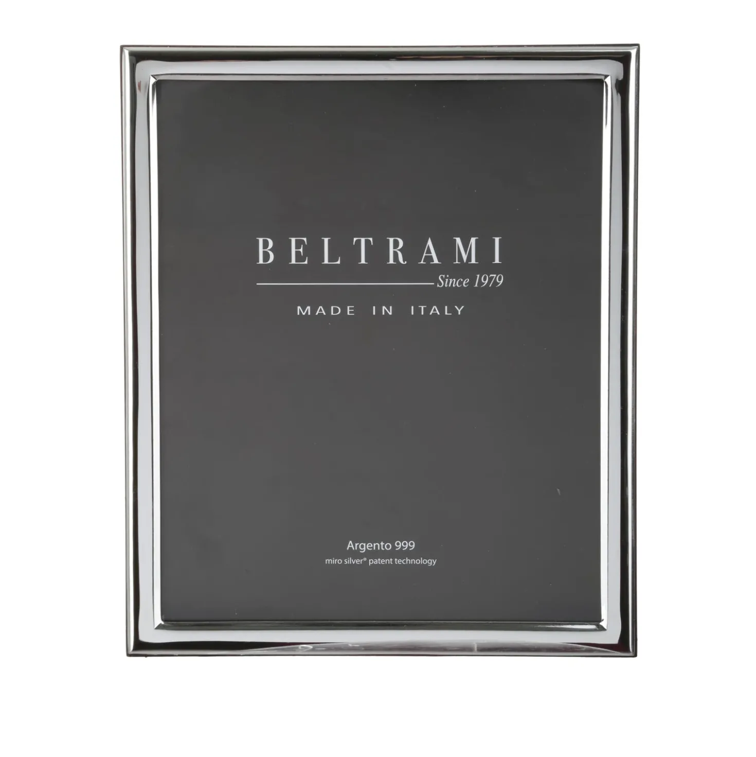 Portafoto Strettissima foto 20x25 cm Beltrami con argento Miro Silver