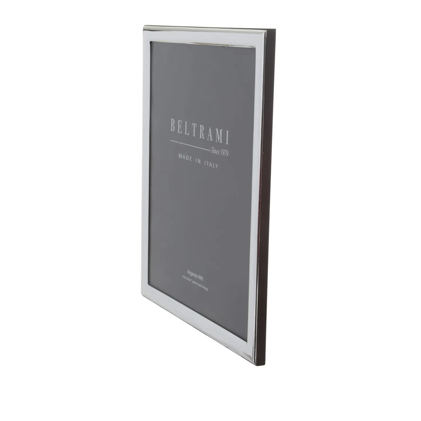 Portafoto Strettissima foto 20x25 cm Beltrami con argento Miro Silver