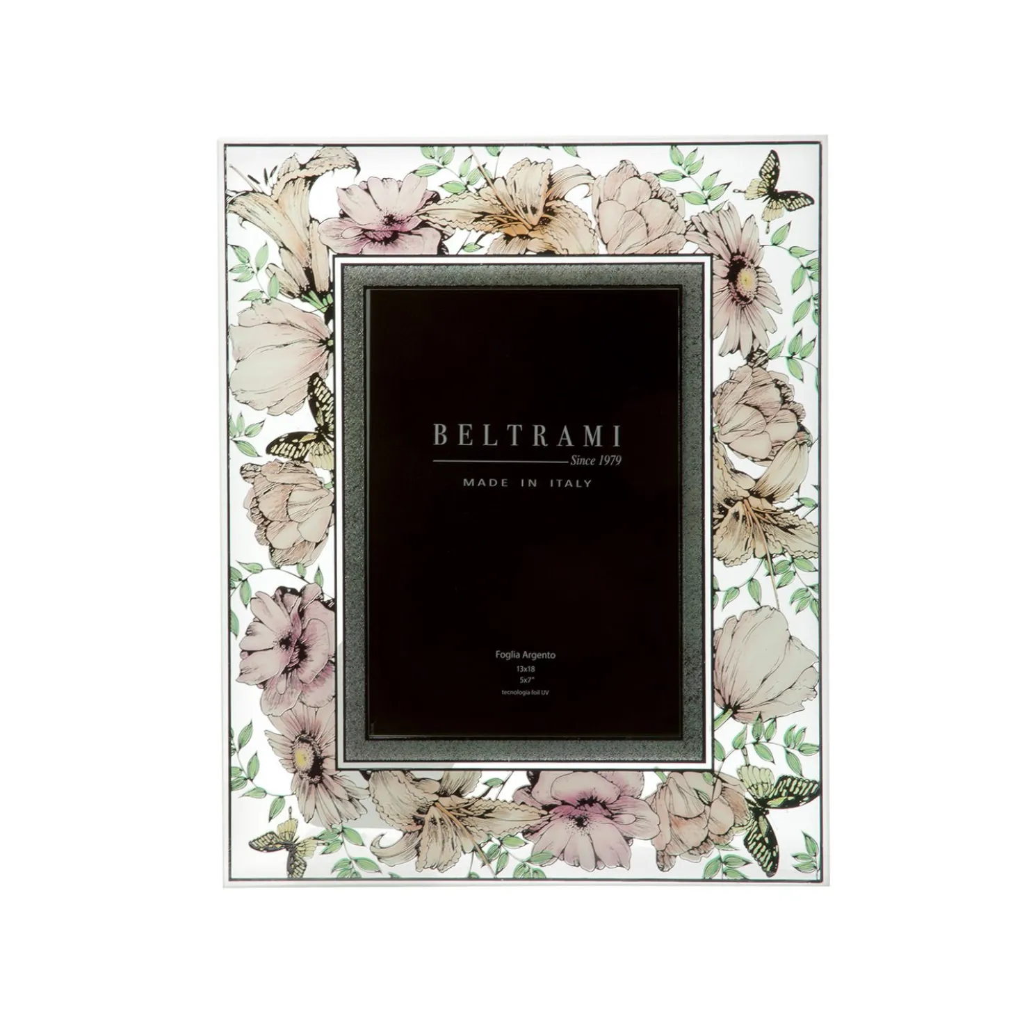 Portafoto vintage foto 13x18 cm Beltrami con argento Miro Silver