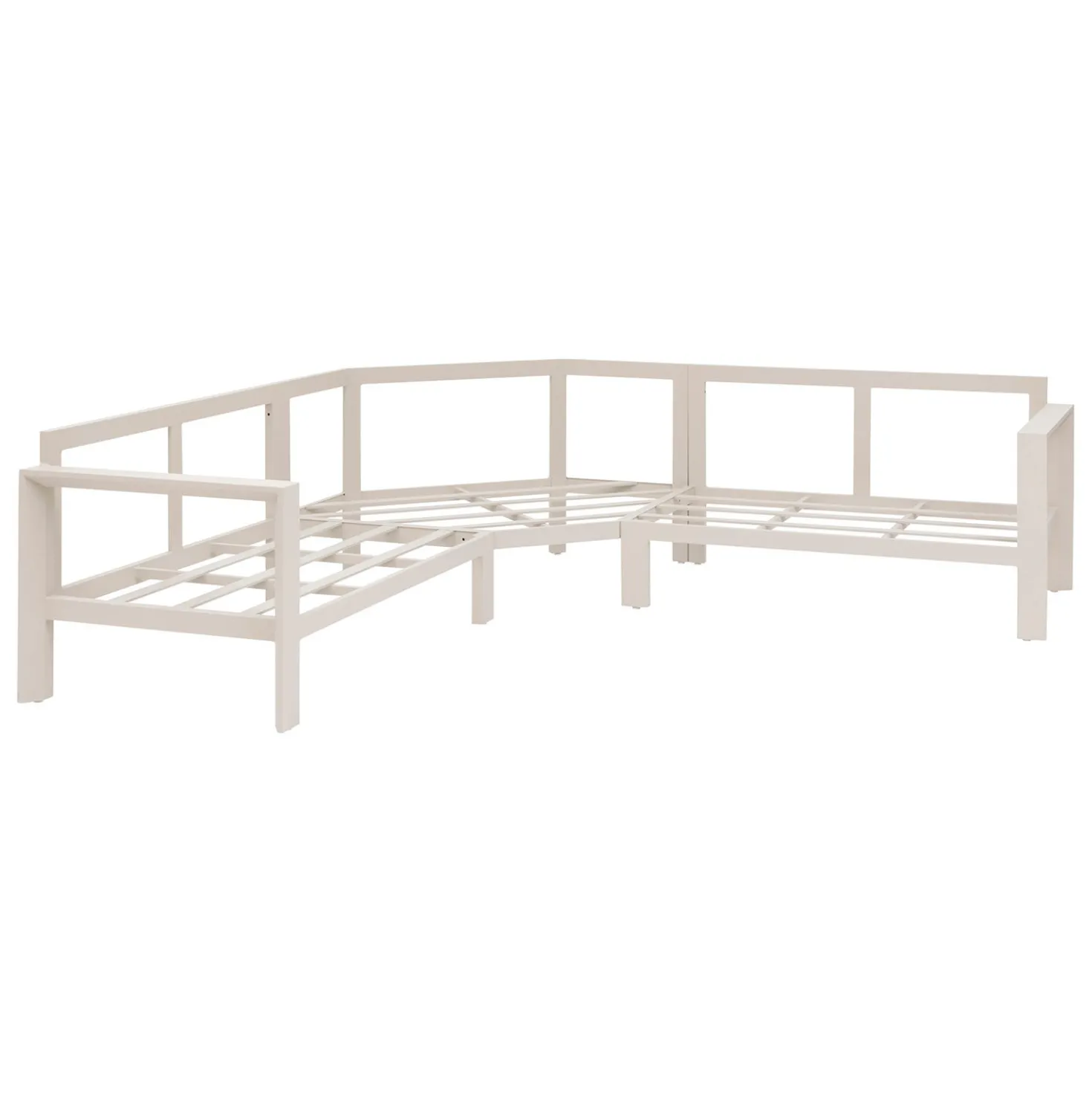 Salottino da giardino angolare beige Evasion