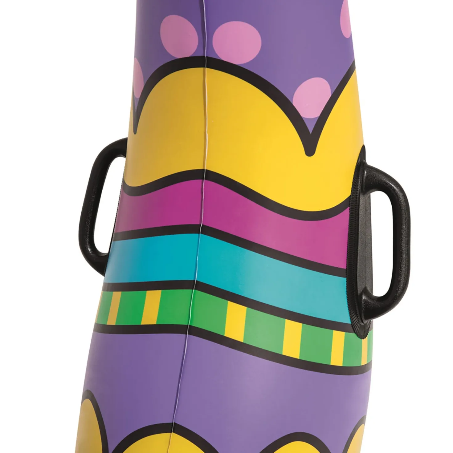 Salvagente cavalcabile struzzo da 190x166 cm, con maniglie