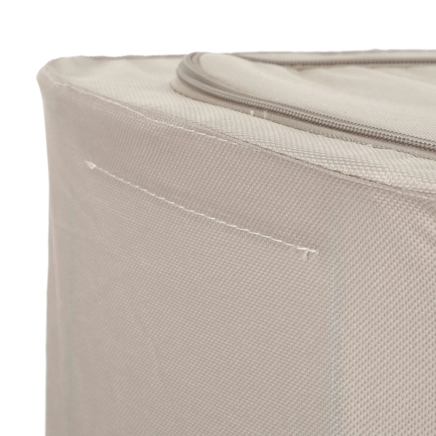 Scatola armadio angolare 63x28x48 cm doppia cerniera tortora