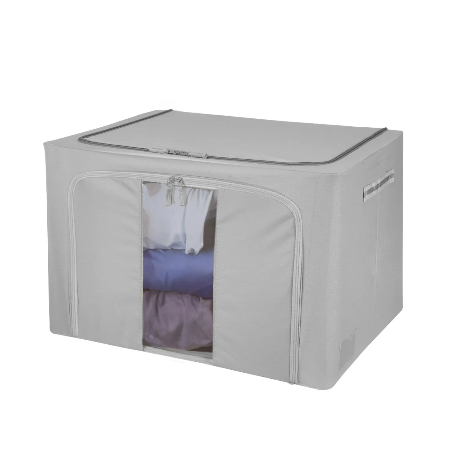 Scatola armadio doppia cerniera 50x40x40 cm grigio