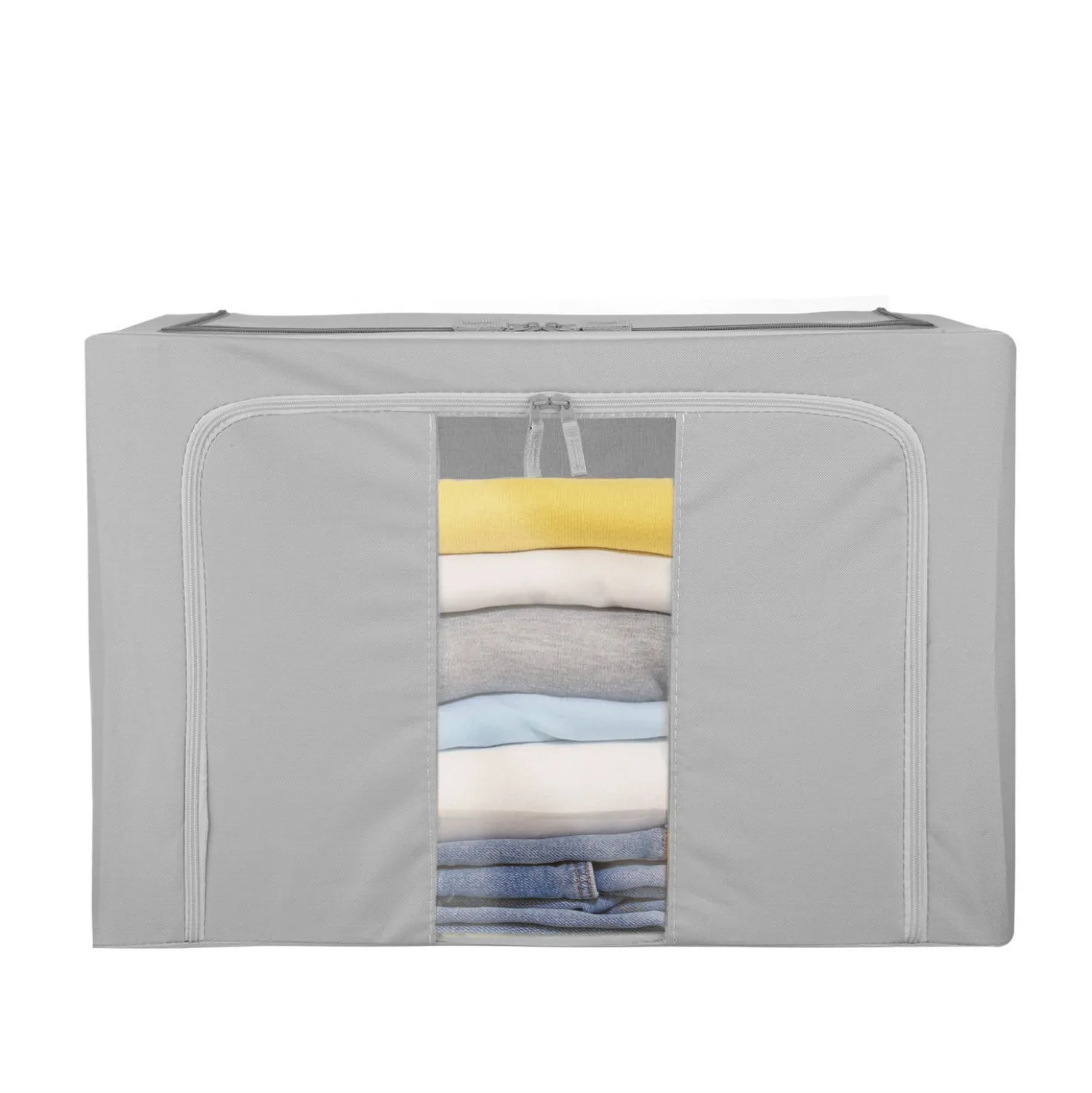 Scatola armadio doppia cerniera 62x44x40 cm grigio