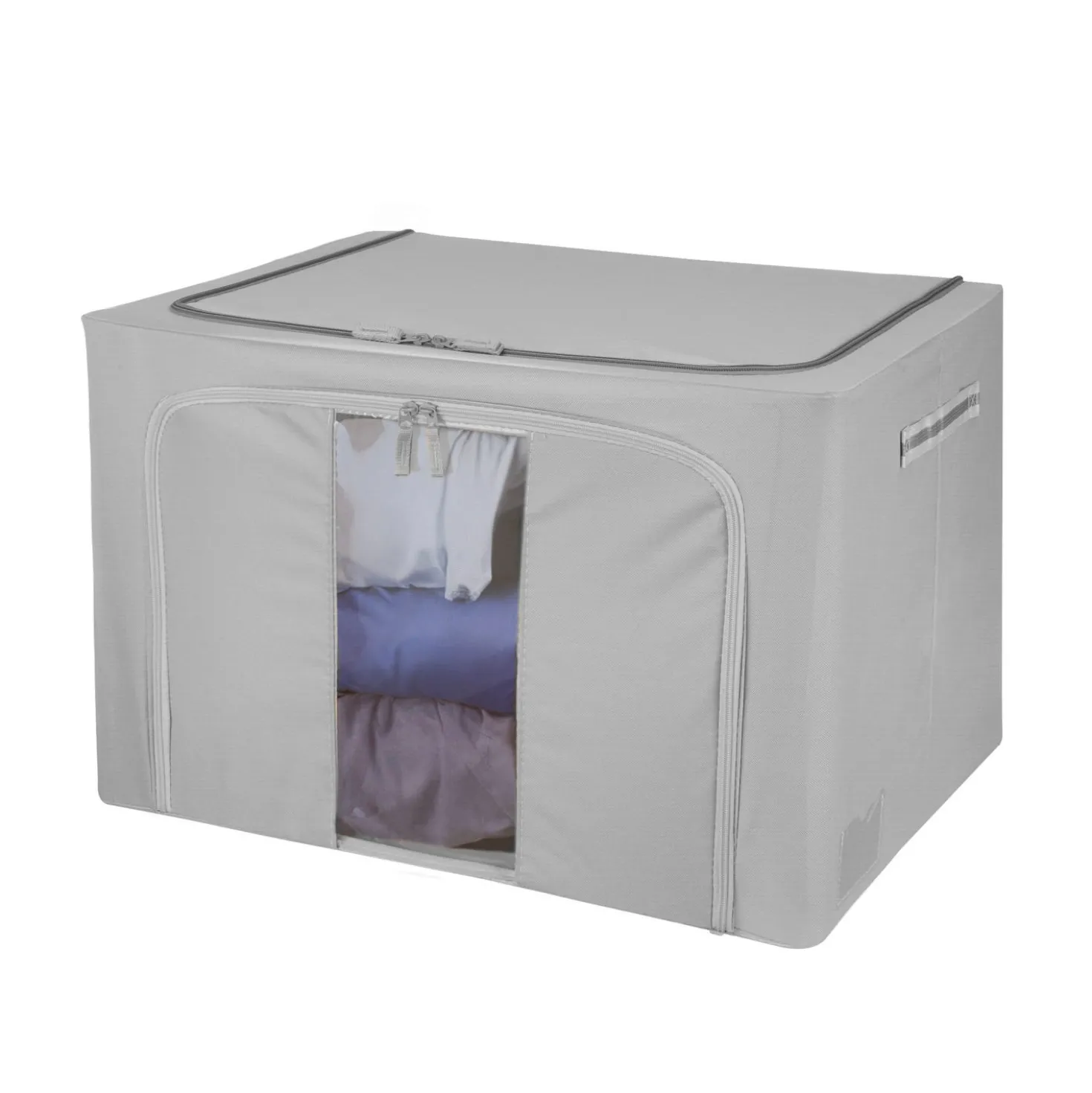 Scatola armadio doppia cerniera 62x44x40 cm grigio