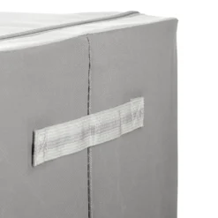 Scatola armadio 60x42x40 cm doppia cerniera e scritta grigio