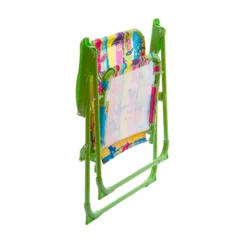 Sedia bambino pieghevole verde decori mare