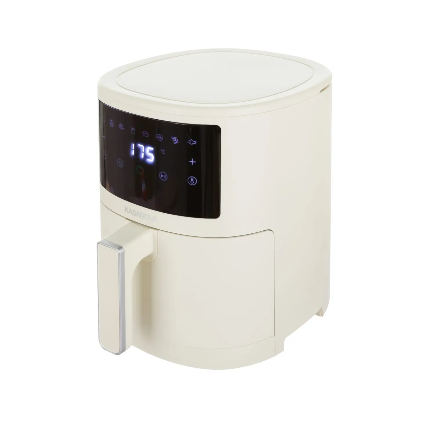 Set Batteria 8 pezzi Bambù e Friggitrice ad aria digitale 3,5 L