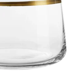 Set 6 bicchieri acqua 420 ml beige e oro Spectrum