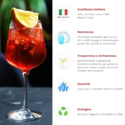 Set 2 calici Spritz RCR Cristalleria Italiana