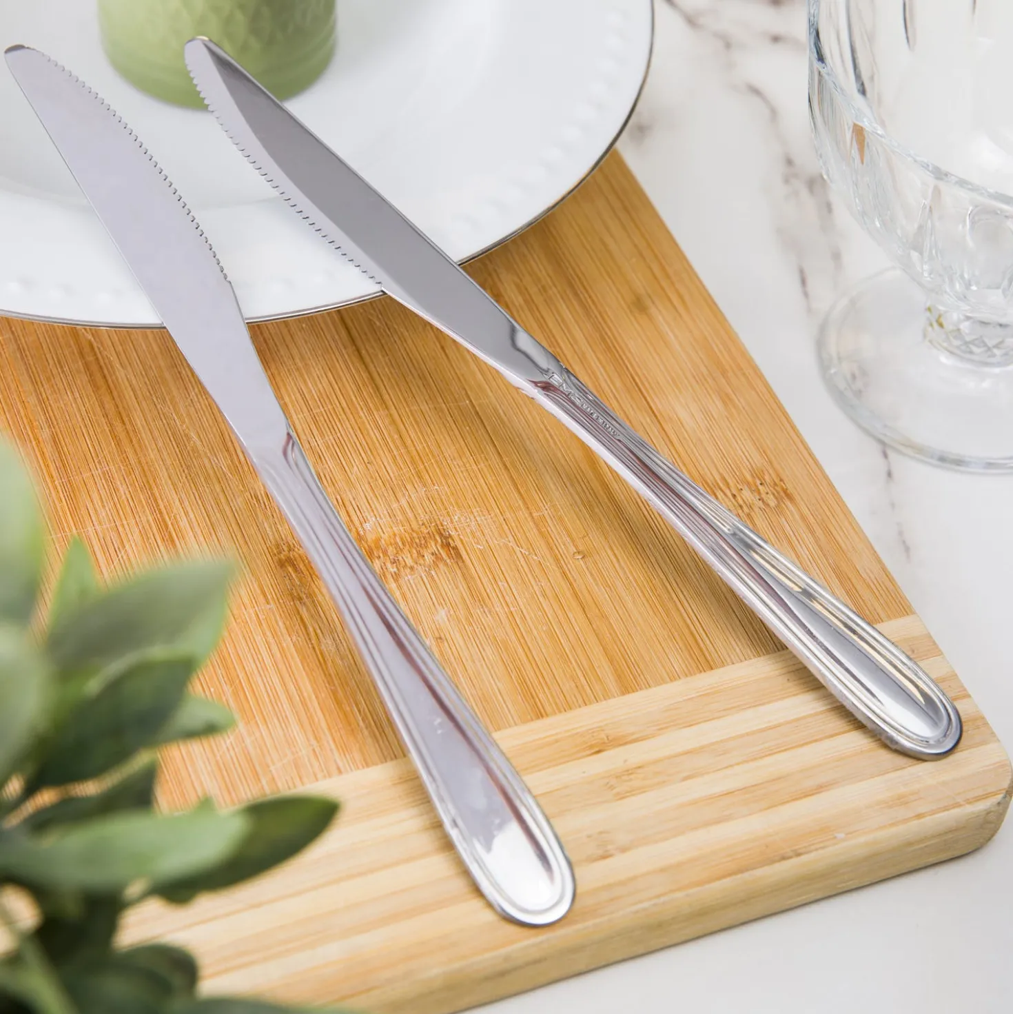 Set coltelli City in acciaio inox, 2 pezzi