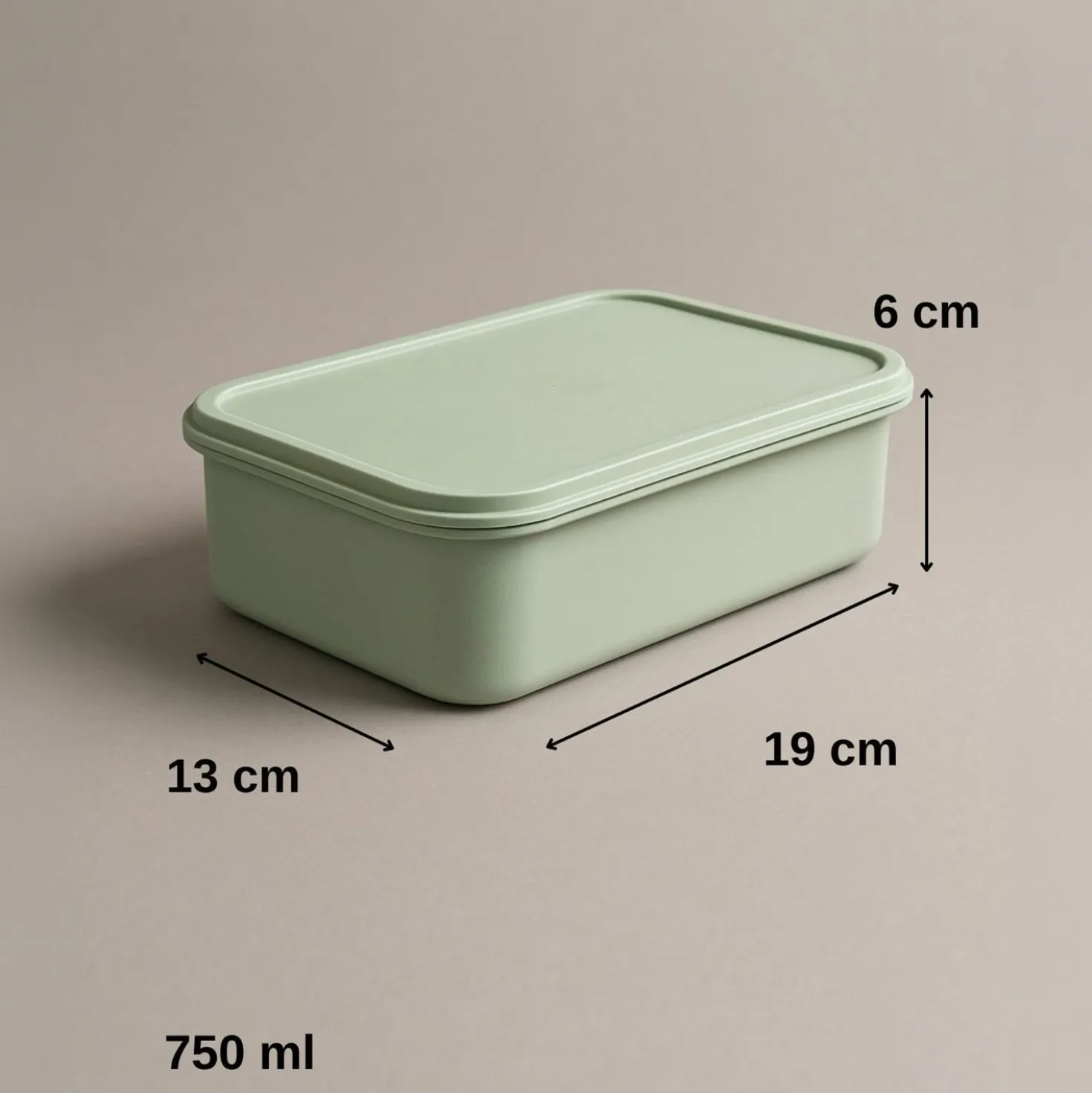 Set 6 contenitori verdi