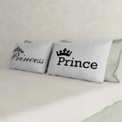 Set 2 federe Princess e Prince Datex