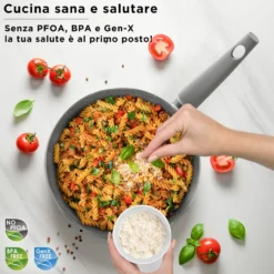 Set 3 padelle antiaderenti 20, 26 e 30 cm