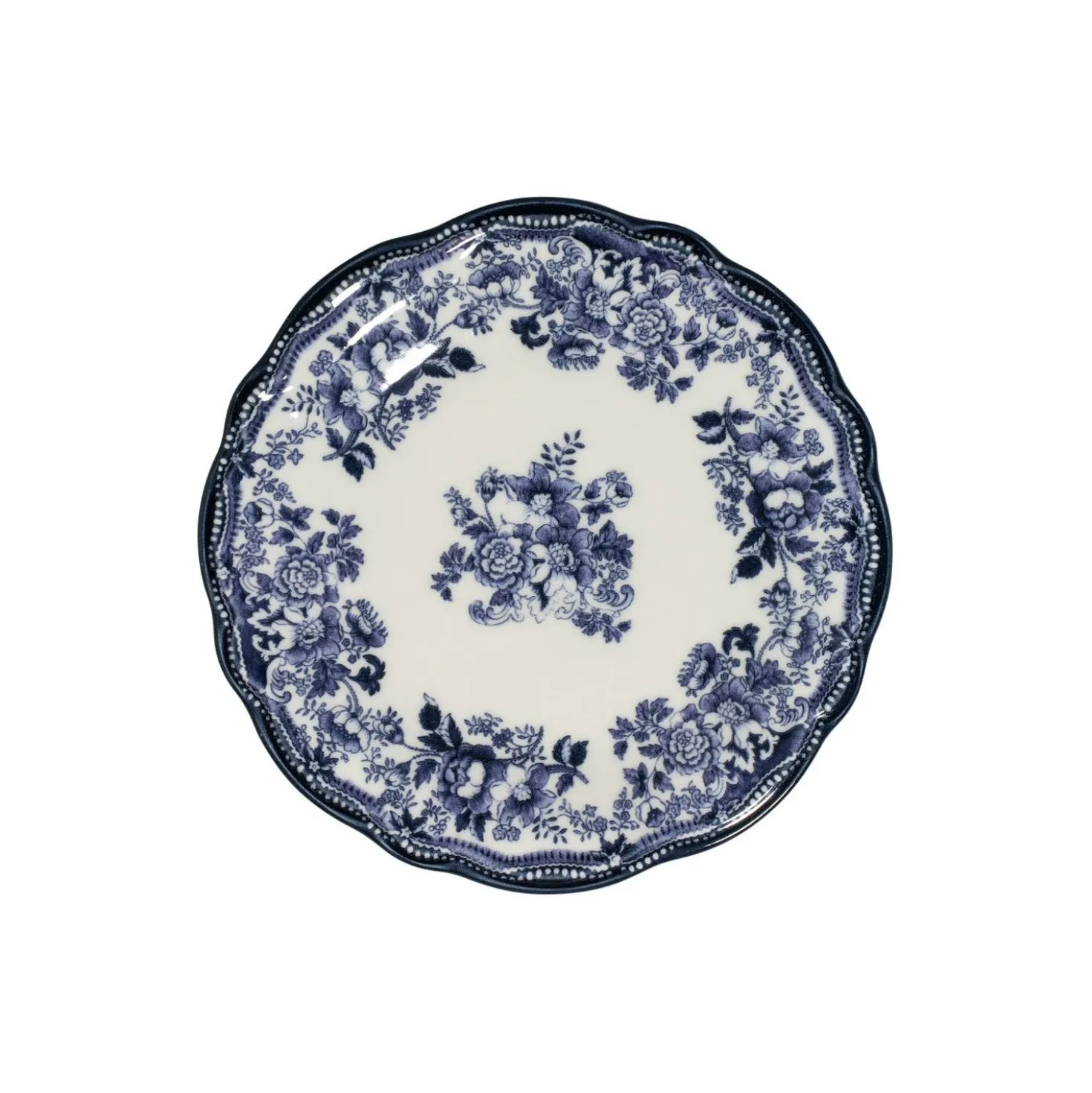Set 24 piatti Velour blu