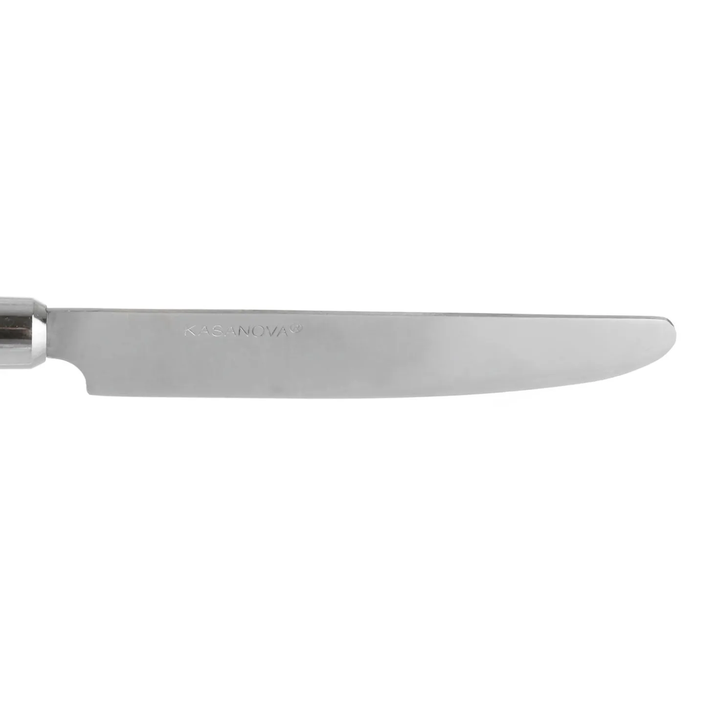 Set 24 posate Smooth in acciaio inox con manico magenta
