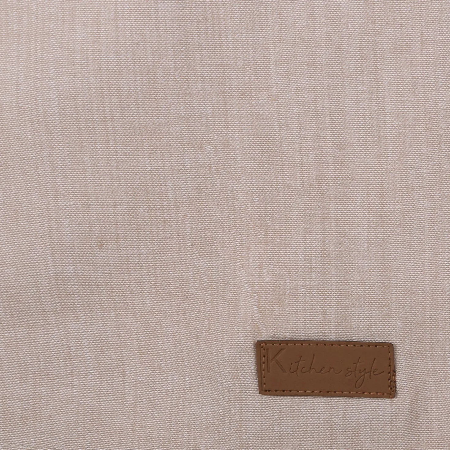 Set 2 strofinacci cucina 45x70 cm beige in cotone