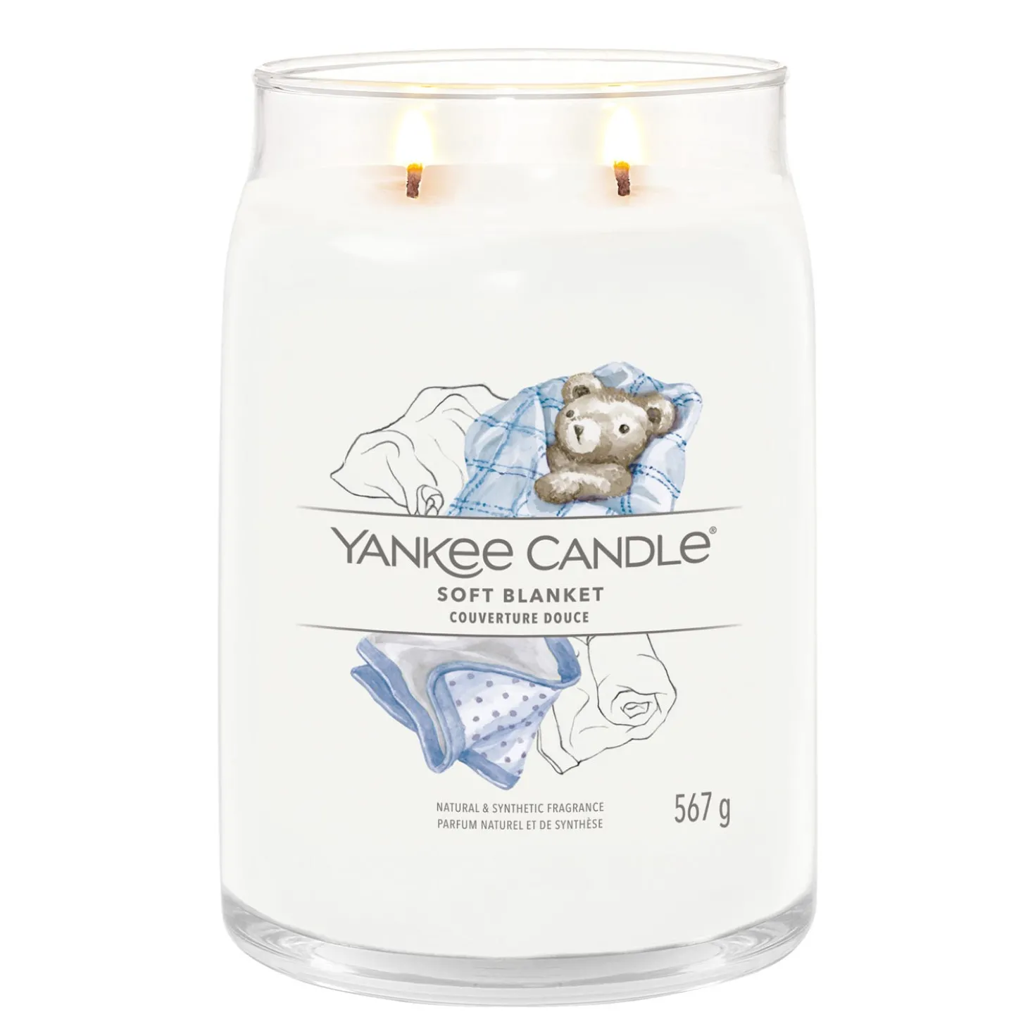 Soft Blanket, candela in giara grande Yankee Candle
