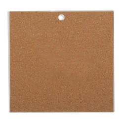 Sottopentola in ceramica bianca 20x20 cm con scritta
