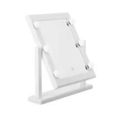 Specchio da tavolo bianco 37x41 cm Hollywood