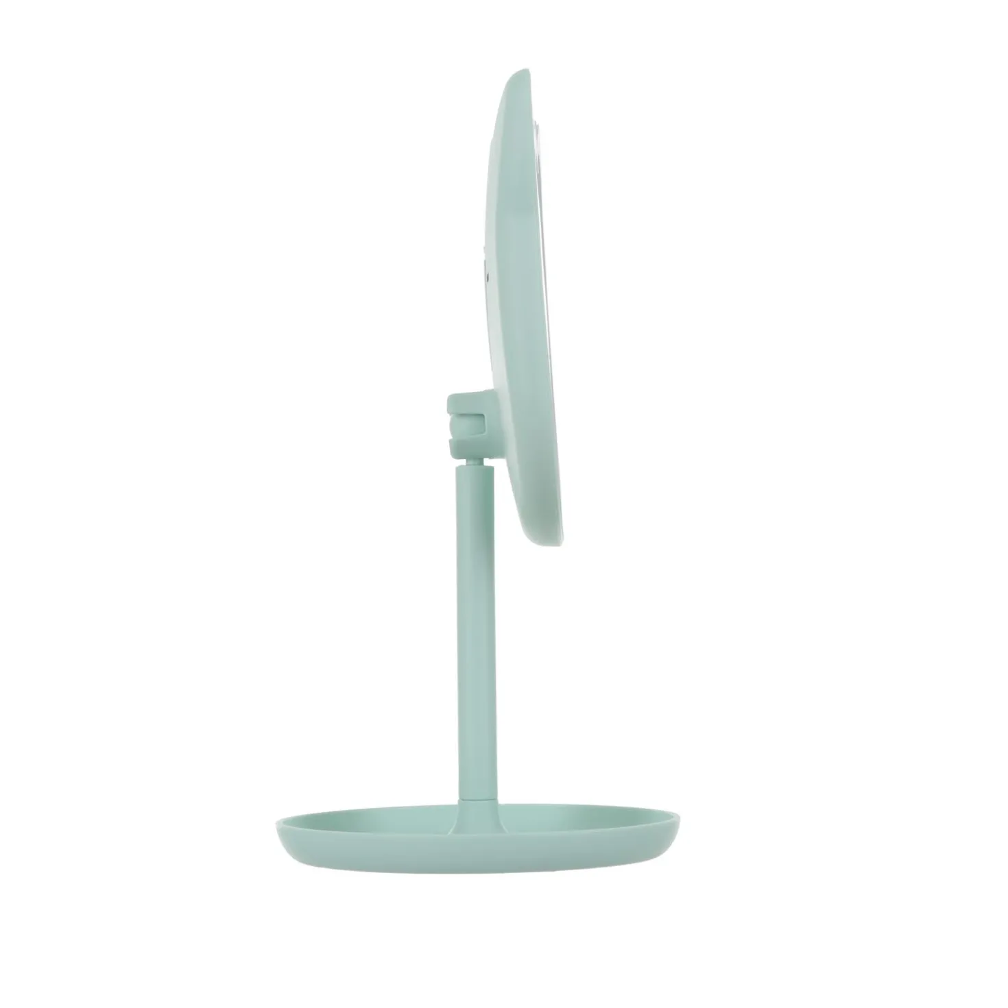 Specchio da tavolo gatto con led verde