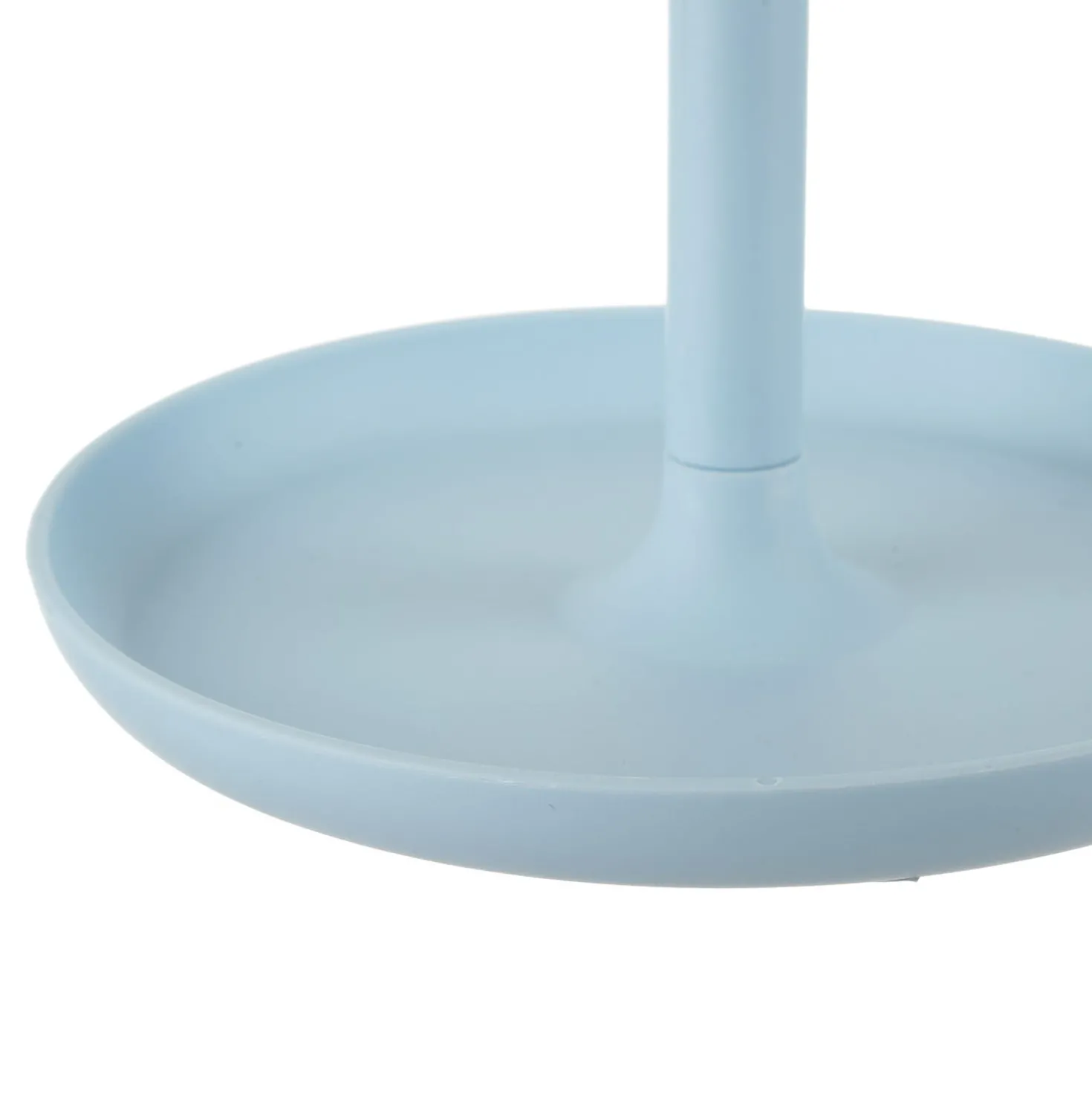 Specchio da tavolo nuvola con led azzurro