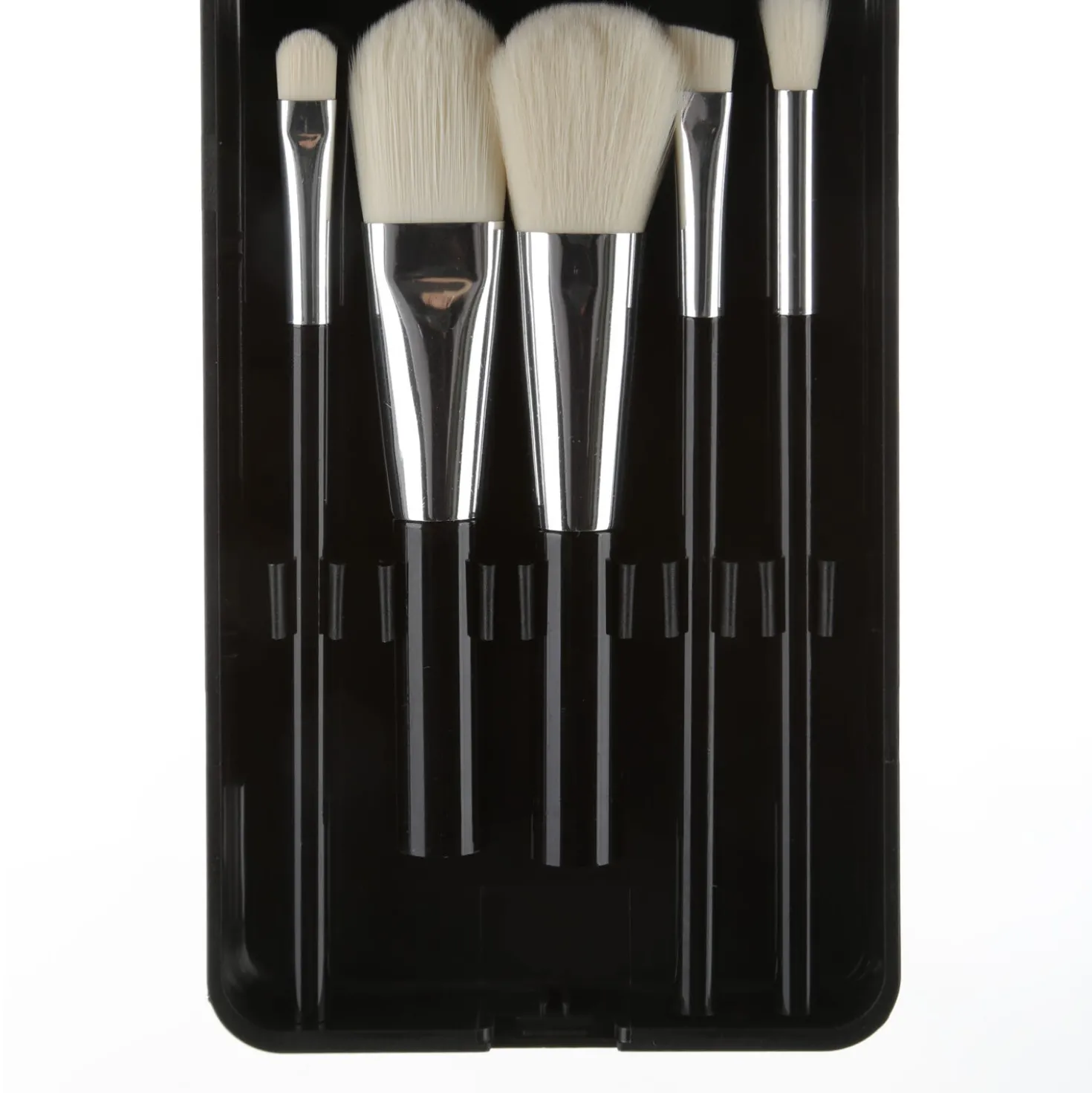 Specchio per trucco con LED e set pennelli