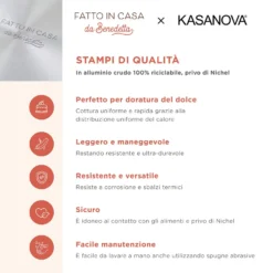Stampo ciambella con cono 28 cm Fatto in casa da Benedetta alluminio